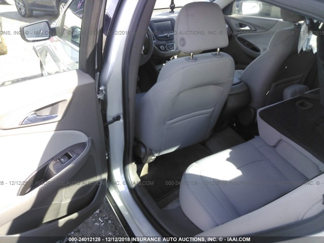 1G1ZB5ST1HF282656 - 2017 CHEVROLET MALIBU LS SILVER photo 8