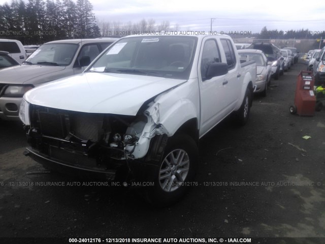 1N6AD0EVXJN737897 - 2018 NISSAN FRONTIER S/SV/SL/PRO-4X WHITE photo 2