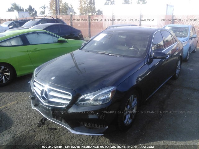 WDDHF0EB4EA857960 - 2014 MERCEDES-BENZ E 250 BLUETEC BLACK photo 2