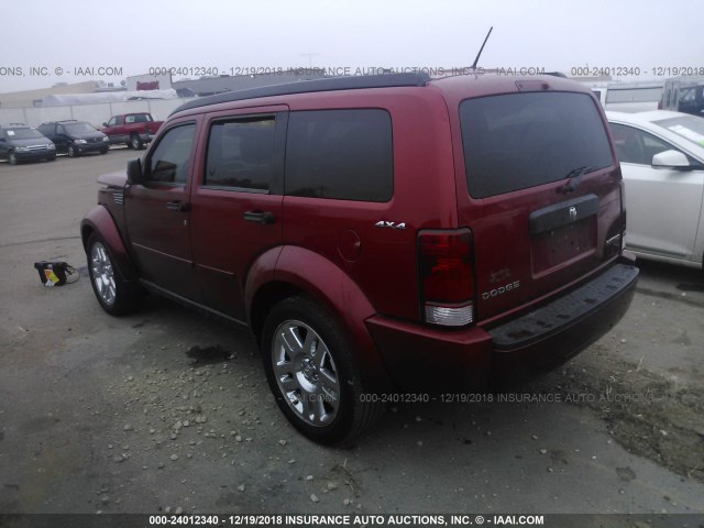 1D4PU4GK0AW175237 - 2010 DODGE NITRO HEAT RED photo 3