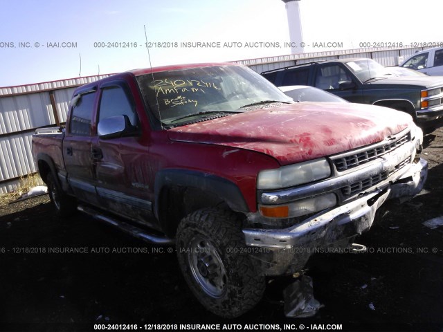 1GCGK13U91F199318 - 2001 CHEVROLET SILVERADO K1500 HEAVY DUTY RED photo 1