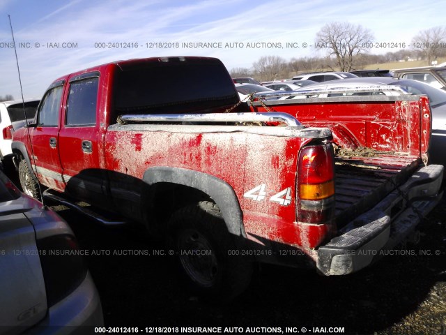 1GCGK13U91F199318 - 2001 CHEVROLET SILVERADO K1500 HEAVY DUTY RED photo 3