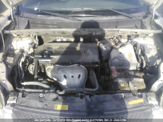 JTLKE50EX81036601 - 2008 TOYOTA SCION XB Күміс фото 10