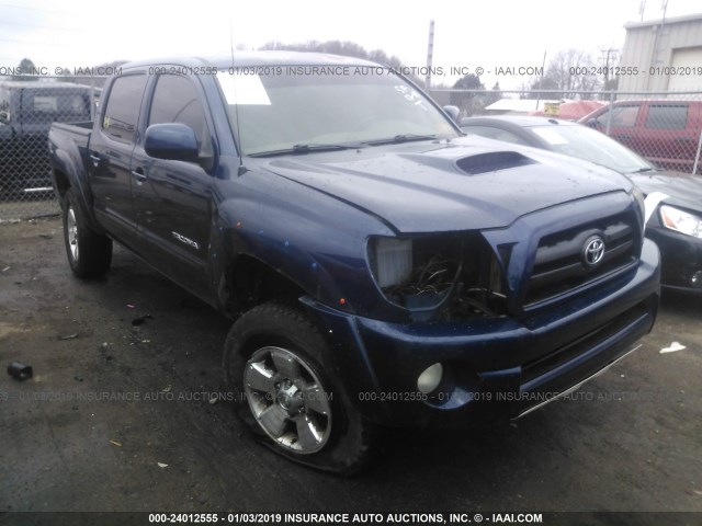 5TELU42N75Z111878 - 2005 TOYOTA TACOMA DOUBLE CAB 蓝色 照片 1