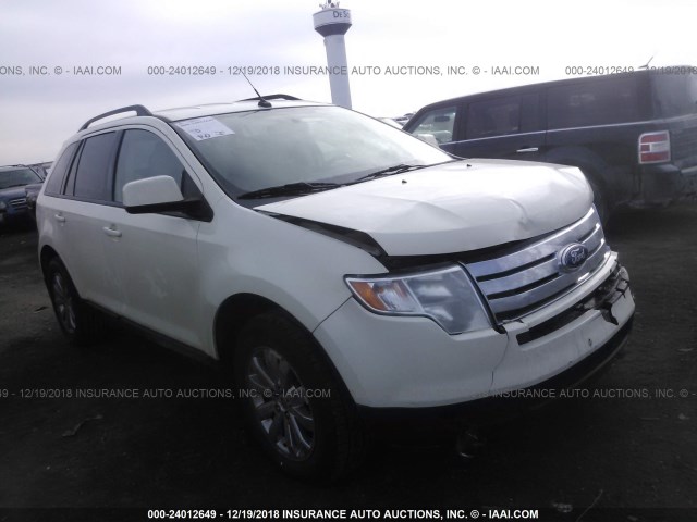 2FMDK48C68BA75163 - 2008 FORD EDGE SEL CREAM photo 1