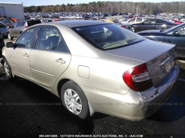 4T1BE32K74U376599 - 2004 TOYOTA CAMRY LE/XLE/SE GOLD photo 3