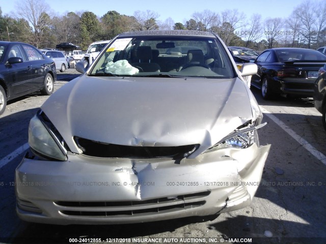 4T1BE32K74U376599 - 2004 TOYOTA CAMRY LE/XLE/SE GOLD photo 6