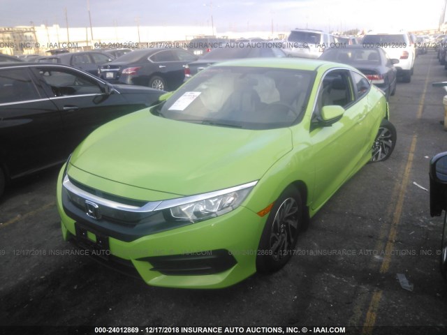 2HGFC4B58HH311749 - 2017 HONDA CIVIC LX GREEN photo 2