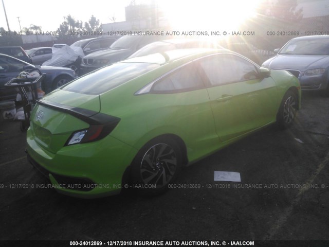 2HGFC4B58HH311749 - 2017 HONDA CIVIC LX GREEN photo 4