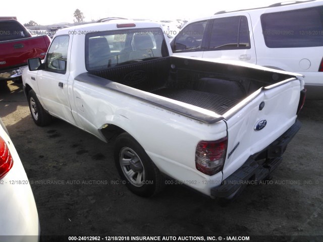 1FTKR1AD3BPB02182 - 2011 FORD RANGER WHITE photo 3