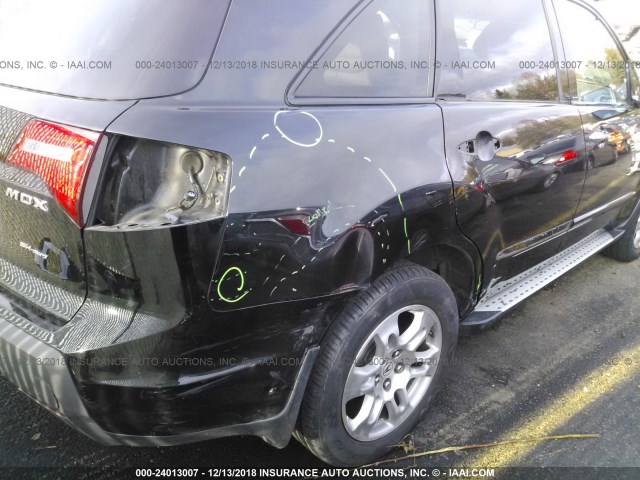 2HNYD28477H519556 - 2007 ACURA MDX TECHNOLOGY BLACK photo 6