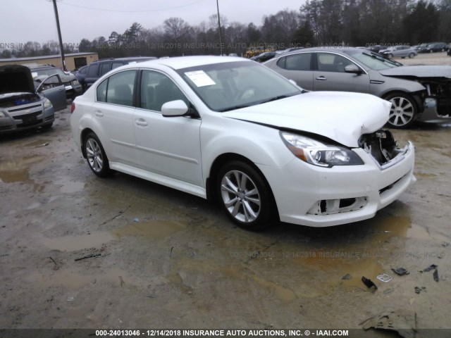 4S3BMBC60D3005020 - 2013 SUBARU LEGACY 2.5I PREMIUM WHITE photo 1