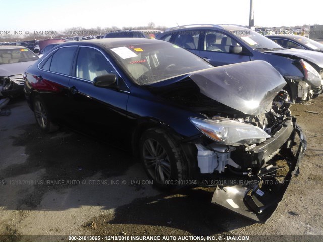 4T1BF1FK0FU995396 - 2015 TOYOTA CAMRY LE/XLE/SE/XSE BLACK photo 1