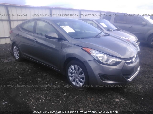 5NPDH4AE3CH119552 - 2012 HYUNDAI ELANTRA GLS/LIMITED GRAY photo 1