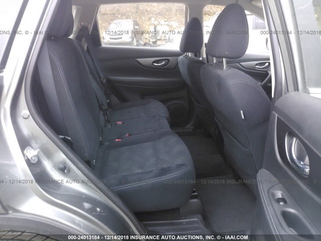 JN8AT2MV1GW138686 - 2016 NISSAN ROGUE S/SL/SV GRAY photo 8