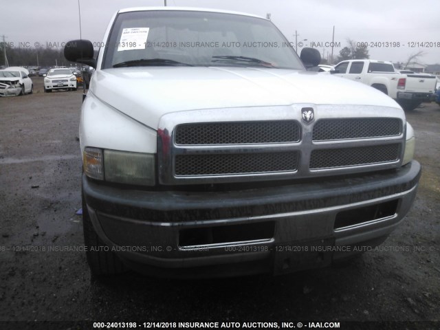 1B7HC16YXYS637958 - 2000 DODGE RAM 1500 WHITE photo 6