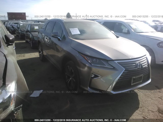 2T2ZZMCA5JC111509 - 2018 LEXUS RX 350/BASE/F SPORT GRAY photo 1