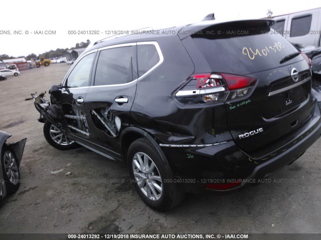 KNMAT2MT2HP530307 - 2017 NISSAN ROGUE S/SV BLACK photo 3