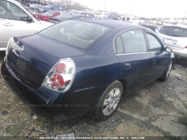 1N4AL11DX5C260873 - 2005 NISSAN ALTIMA S/SL BLUE photo 4