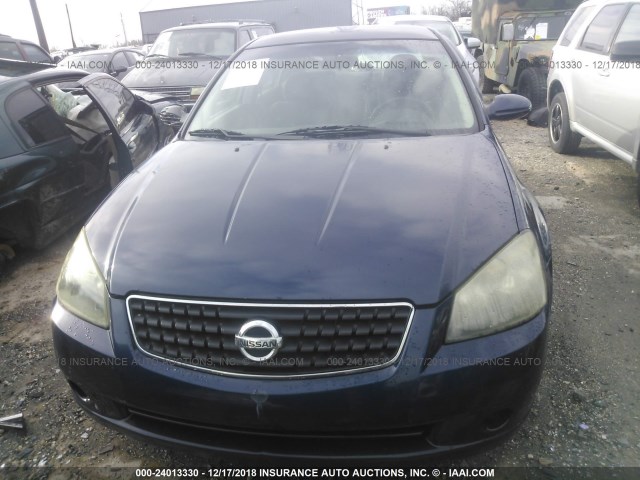 1N4AL11DX5C260873 - 2005 NISSAN ALTIMA S/SL BLUE photo 6