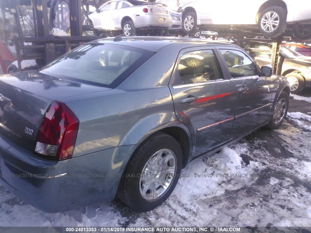 2C3KA53G86H116132 - 2006 CHRYSLER 300 TOURING GREEN photo 4