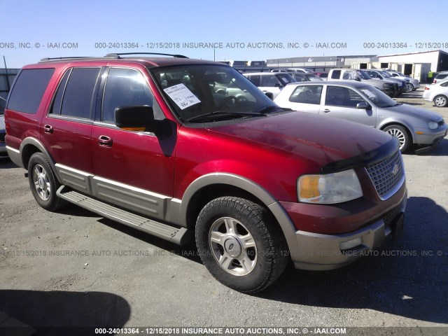 1FMPU17L94LA94484 - 2004 FORD EXPEDITION EDDIE BAUER RED photo 1