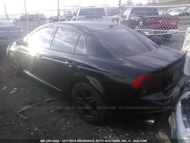 19UUA65516A012748 - 2006 ACURA 3.2TL BLACK photo 3