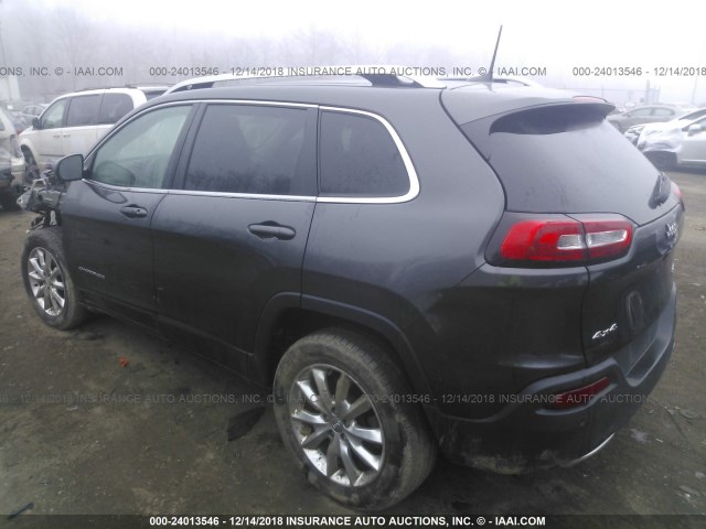 1C4PJMDS0HW594029 - 2017 JEEP CHEROKEE LIMITED GRAY photo 3