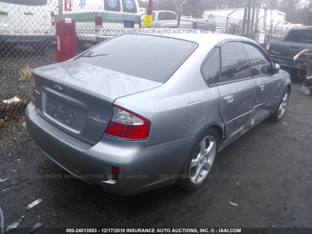 4S3BL616297210450 - 2009 SUBARU LEGACY 2.5I SILVER photo 4