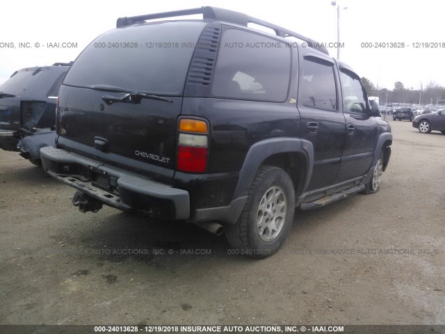 1GNEK13Z44R125253 - 2004 CHEVROLET TAHOE K1500 Qara foto 4