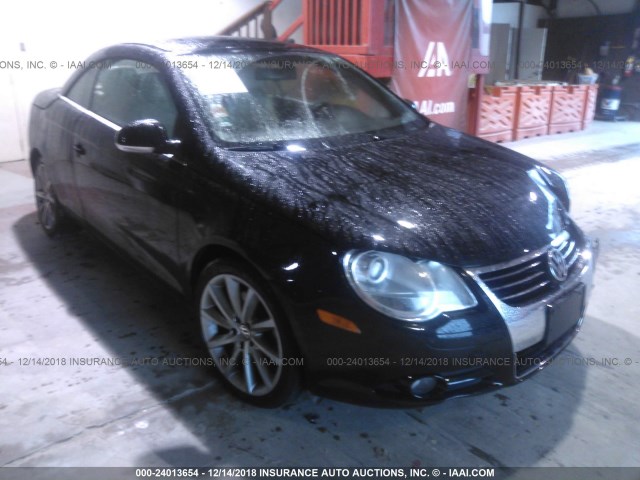 WVWDB71F28V013760 - 2008 VOLKSWAGEN EOS VR6 BLACK photo 1