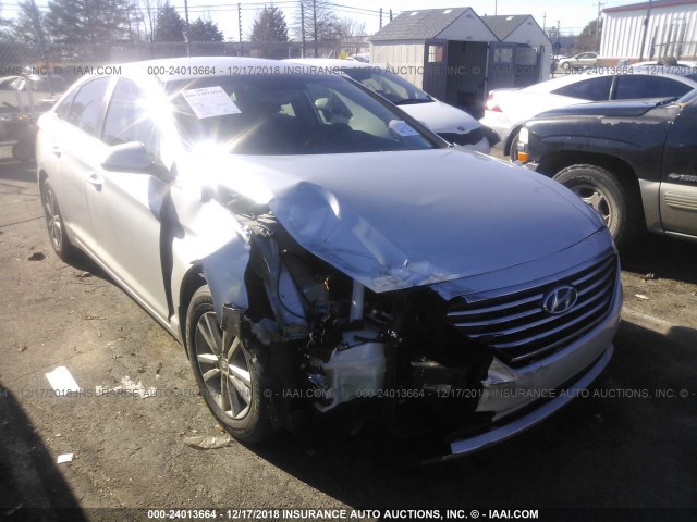 5NPE24AAXHH537486 - 2017 HYUNDAI SONATA ECO SILVER photo 6