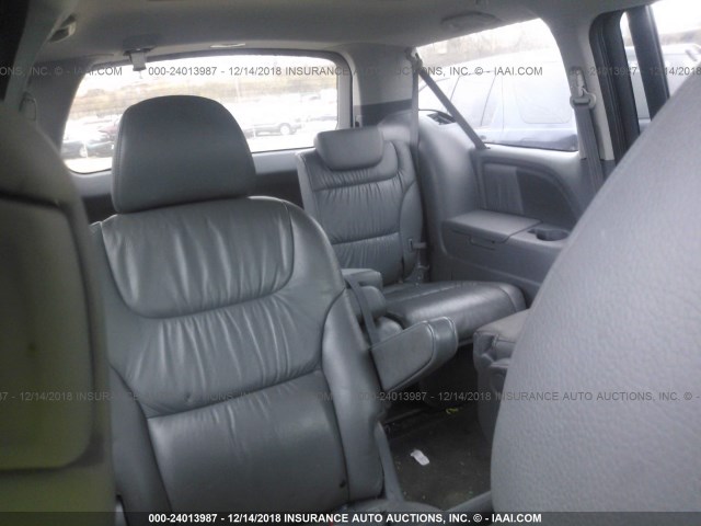 5FNRL38797B010717 - 2007 HONDA ODYSSEY EXL BLUE photo 8