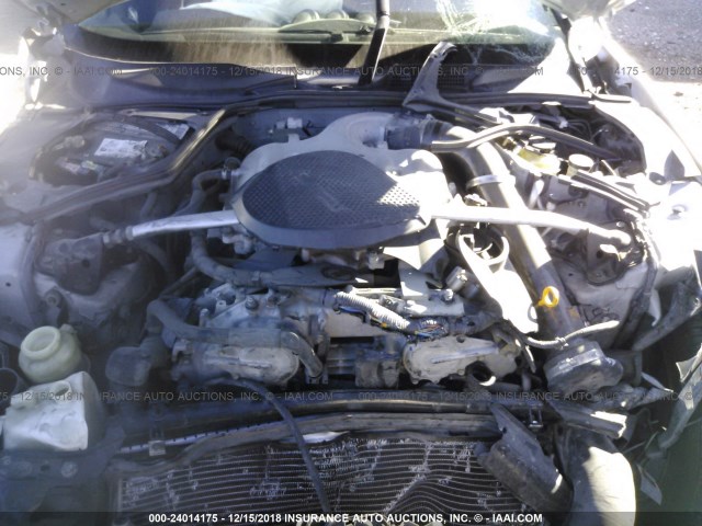 JN1AZ34E24M154485 - 2004 NISSAN 350Z COUPE SILVER photo 10