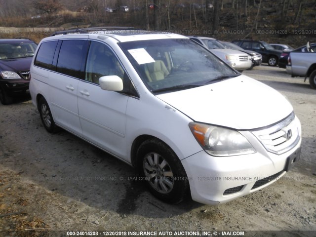 5FNRL386X9B004192 - 2009 HONDA ODYSSEY EXL WHITE photo 1