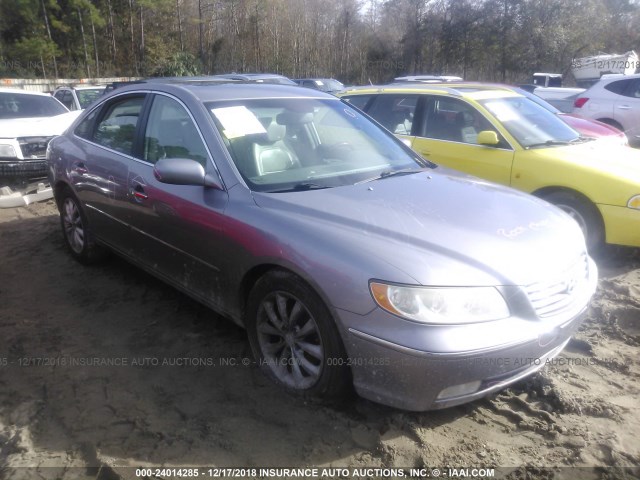 KMHFC46F26A050255 - 2006 HYUNDAI AZERA SE/LIMITED SILVER photo 1