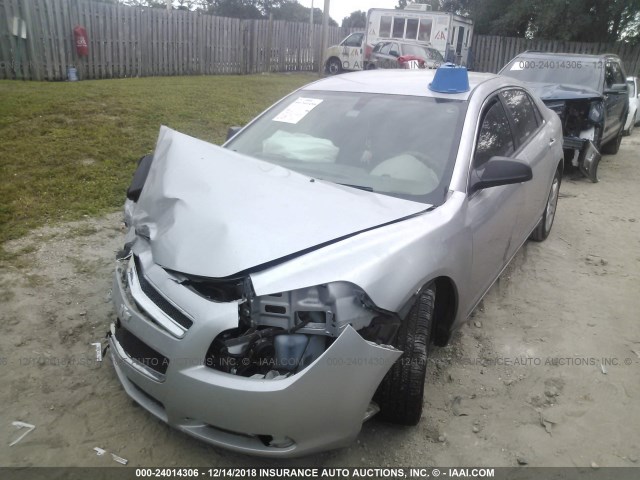 1G1ZA5E01CF216296 - 2012 CHEVROLET MALIBU LS ვერცხლისფერი ფოტო 2