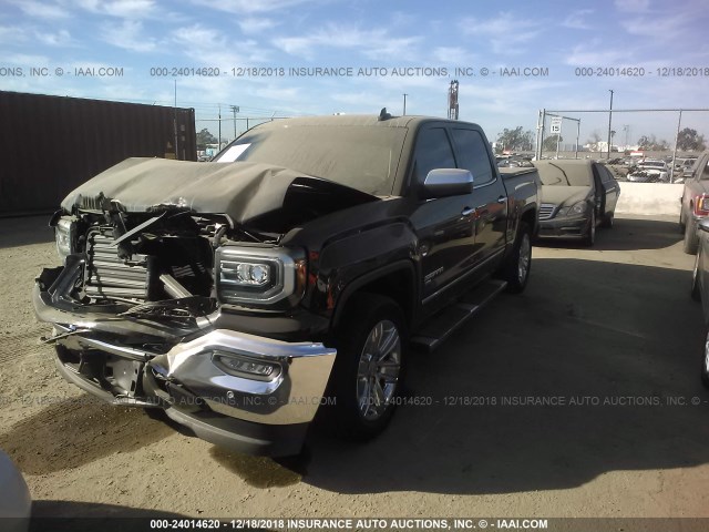 3GTU1NER0HG514361 - 2017 GMC SIERRA C1500 SLT BLACK photo 2