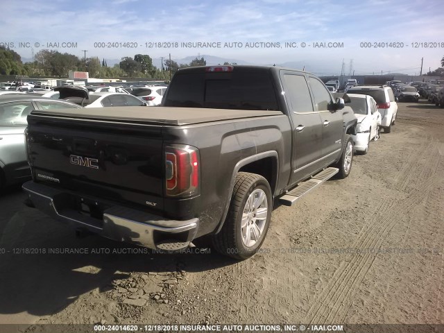 3GTU1NER0HG514361 - 2017 GMC SIERRA C1500 SLT BLACK photo 4