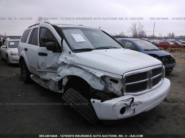 1D8HB58D95F581277 - 2005 DODGE DURANGO LIMITED WHITE photo 1