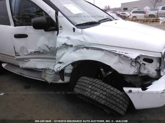 1D8HB58D95F581277 - 2005 DODGE DURANGO LIMITED WHITE photo 6