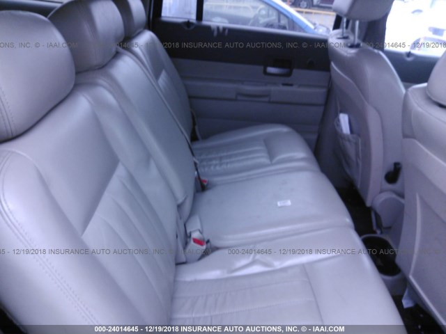 1D8HB58D95F581277 - 2005 DODGE DURANGO LIMITED WHITE photo 8