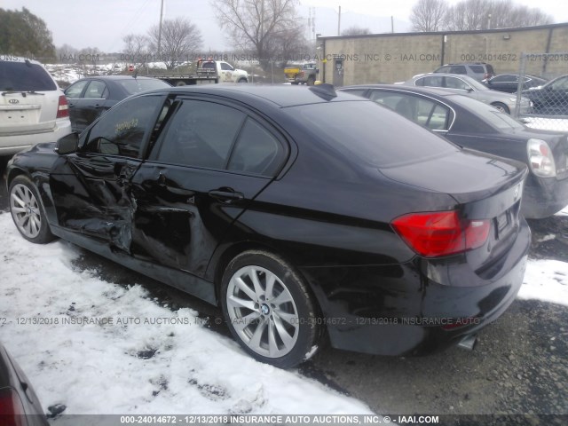WBA3C3G55FNT52894 - 2015 BMW 320 I/XDRIVE Schwarz Foto 3