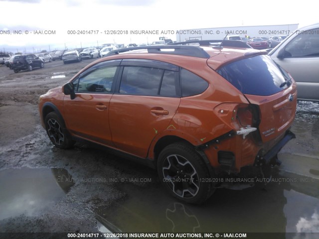 JF2GPAKC6DH853745 - 2013 SUBARU XV CROSSTREK 2.0 LIMITED ORANGE photo 3