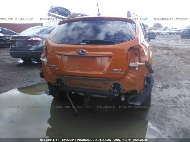 JF2GPAKC6DH853745 - 2013 SUBARU XV CROSSTREK 2.0 LIMITED ORANGE photo 6