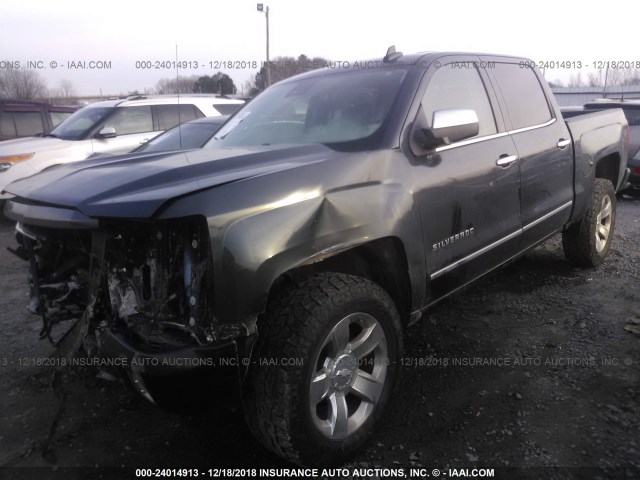 3GCUKSEC3JG138154 - 2018 CHEVROLET SILVERADO K1500 LTZ GRAY photo 2