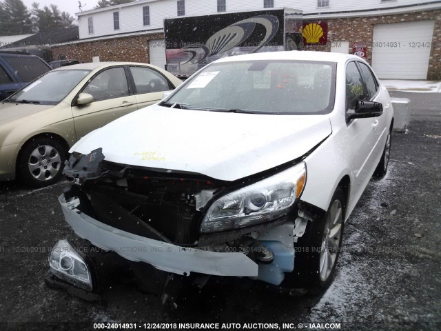 1G11D5SLXFU137194 - 2015 CHEVROLET MALIBU 2LT WHITE photo 2