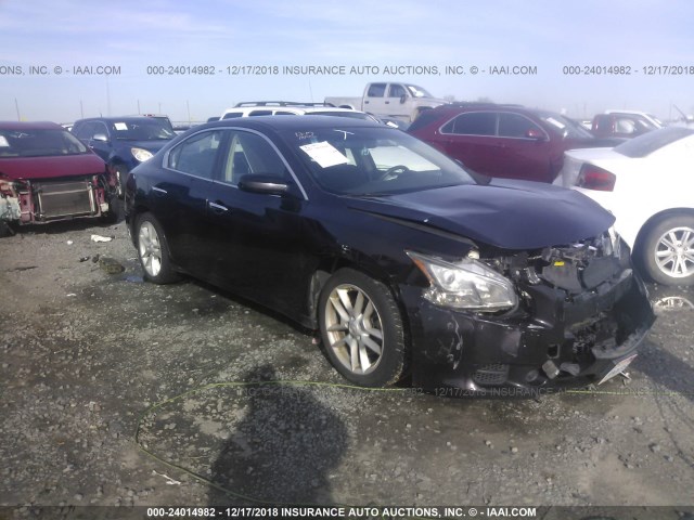 1N4AA5AP4EC460560 - 2014 NISSAN MAXIMA S/SV Dark Brown photo 1