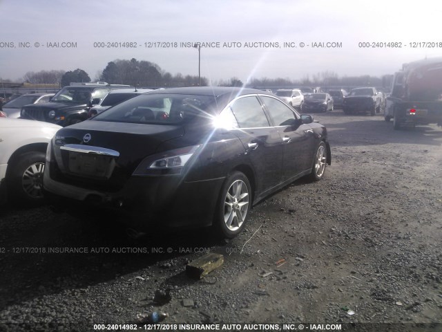 1N4AA5AP4EC460560 - 2014 NISSAN MAXIMA S/SV Dark Brown photo 3