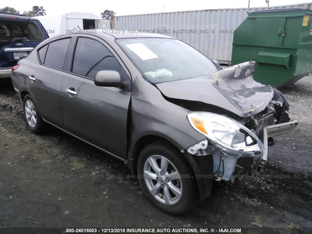 3N1CN7AP5EL869287 - 2014 NISSAN VERSA S/S PLUS/SV/SL BROWN photo 1